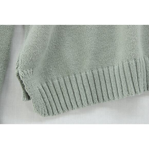 Moon & Madison Sunday Funday Sweater Women's Medium Green Football Fan Sweater - Picture 4 of 8